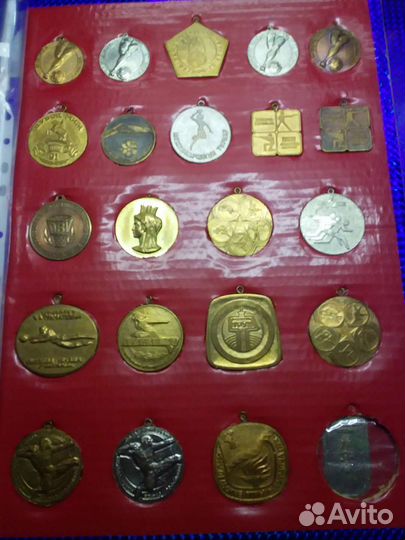 Спортивные мидали времён СССР по разным видам