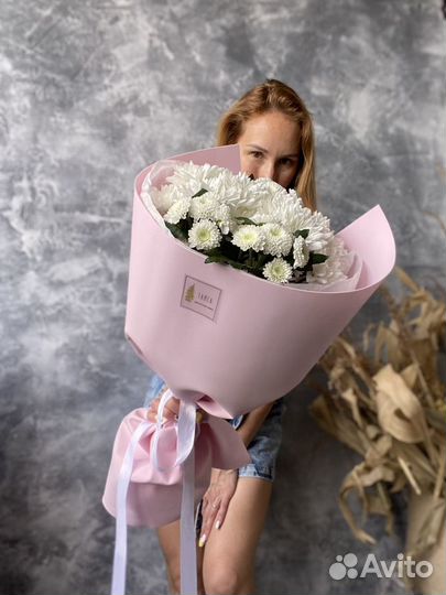 Хризантема, кустовая хризантема букет