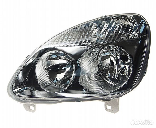 Фара блок газ-3302,2217,33104 левая Н/О (пластиков