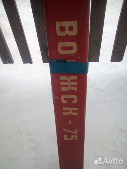 Лыжи деревянные