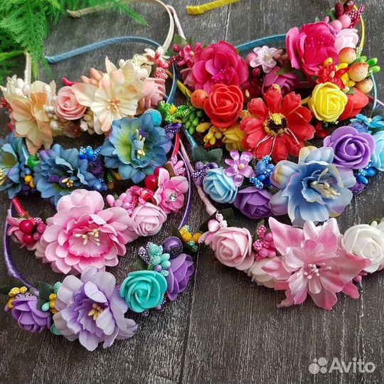 Ободок из цветов