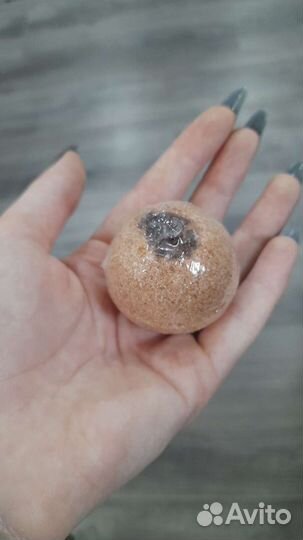 Бомбочка для купания шоколадный запах горячий ключ
