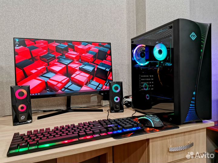 Игровой компьютер 20 ядер/ RX 470/16GB RAM
