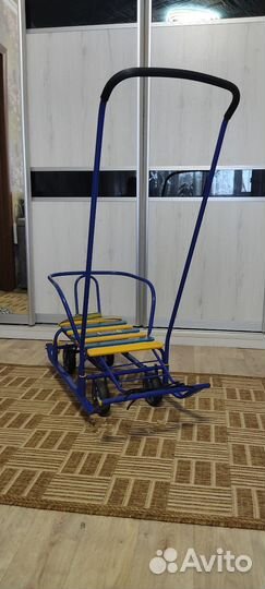 Детские санки с колесами