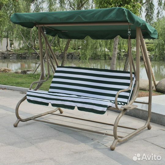 Садовая качеля - кровать