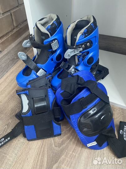 Детские ролики с защитой