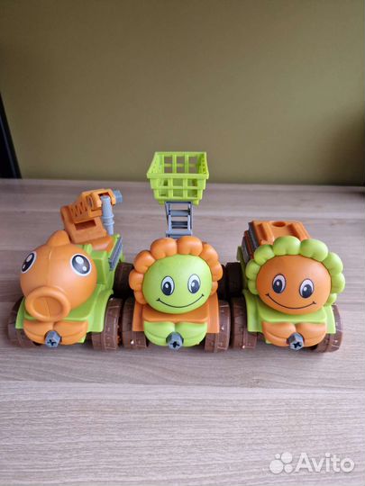 Машинки зомби против растений