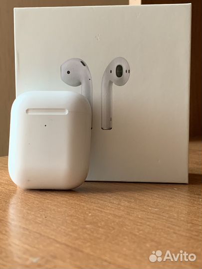 Беспроводные наушники apple airpods 2