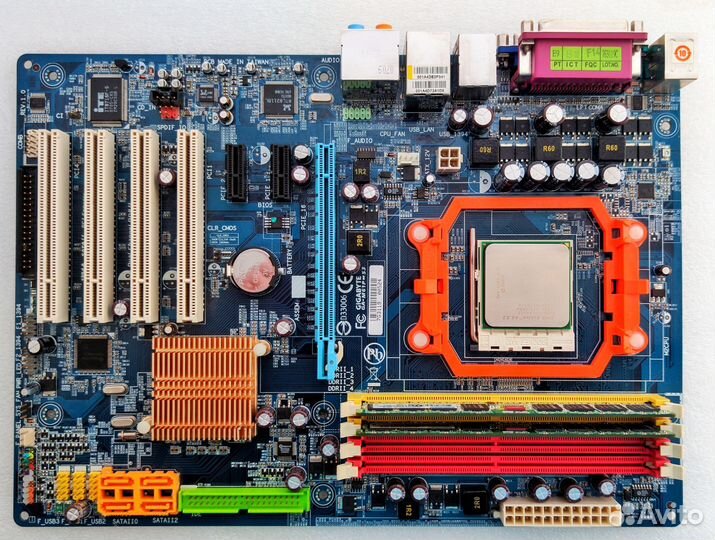 Материнская плата Gigabyte Socket AM2 комплект
