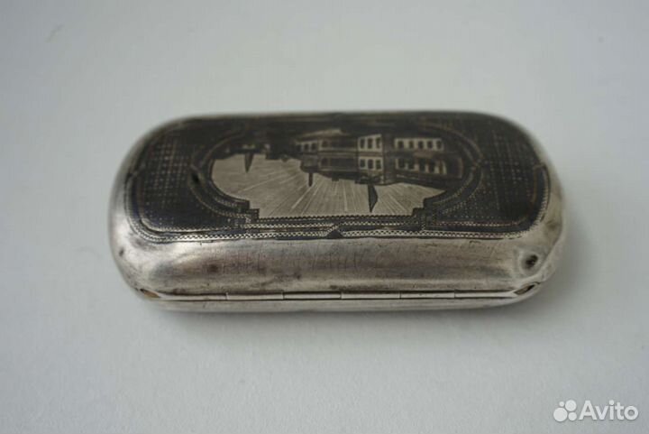 Портсигар серебряный 84 проба