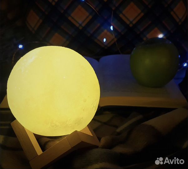 Ночник лампа луна