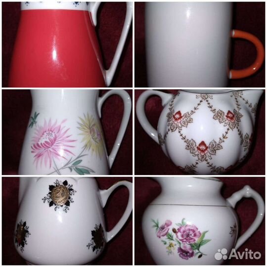 Заварочный чайник Молочник/сливочник Винтаж СССР