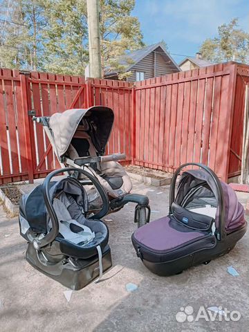 Коляска 3 в 1 chicco activ3