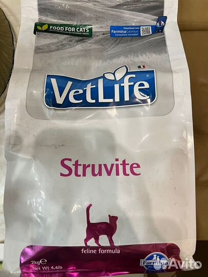 Корм для кошек vetlife struvite