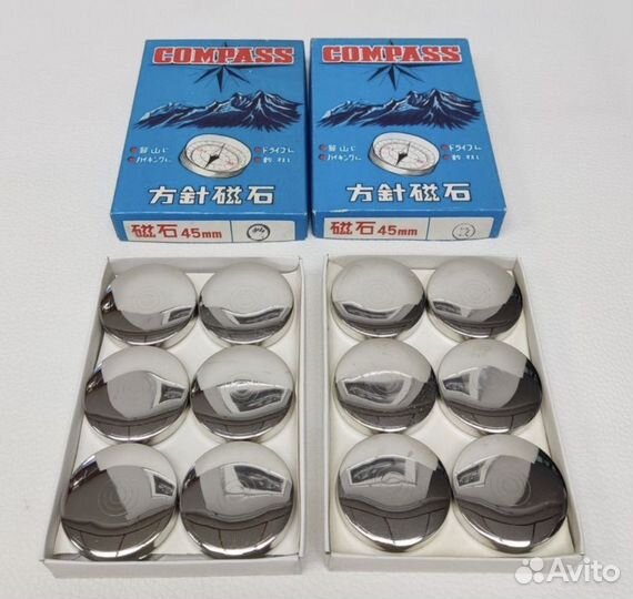 Компас Металлический с Крышкой Made in Japan