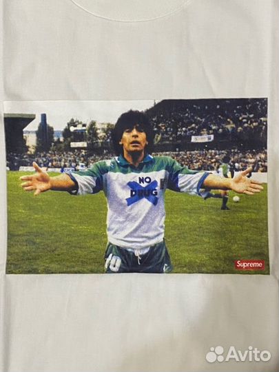 Футболка Supreme Maradona