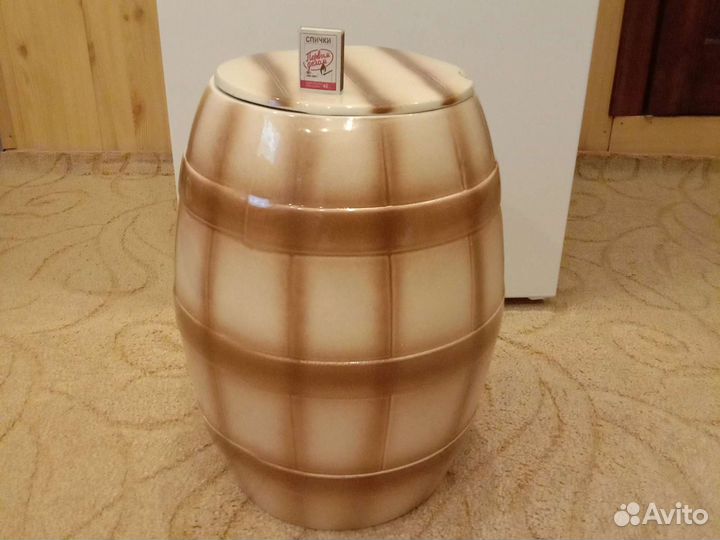 Бочка керамика с крышкой 32 л