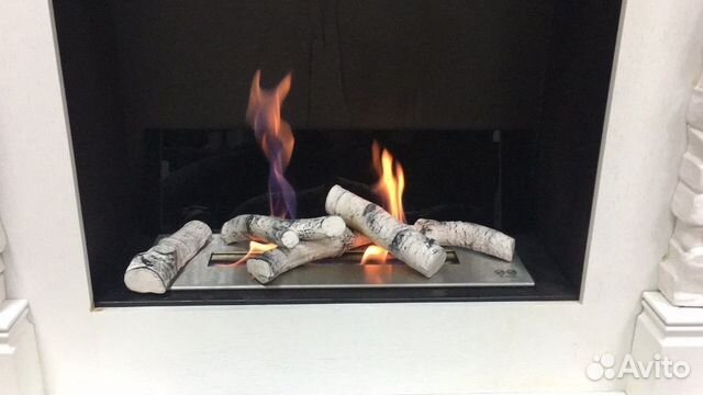 Керам. дрова для биокамина ZeFire береза 5 шт