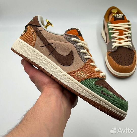 Кроссовки Nike Air Jordan 1 Low & Zion Voodoo Prem