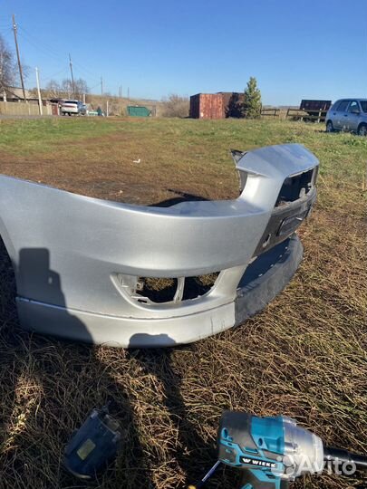 Бампер передний mitsubishi lancer 10