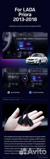 Магнитола LADA Priora 2013-2018 F4 Teyes 4/32