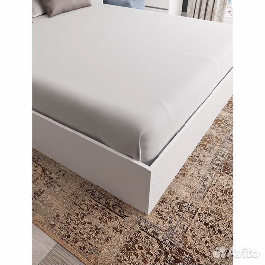 Кровать 160 см белая
