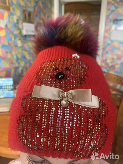 Зимняя шапка и снуд на 6-8 лет