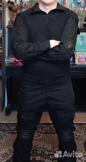 Тактический костюм черный