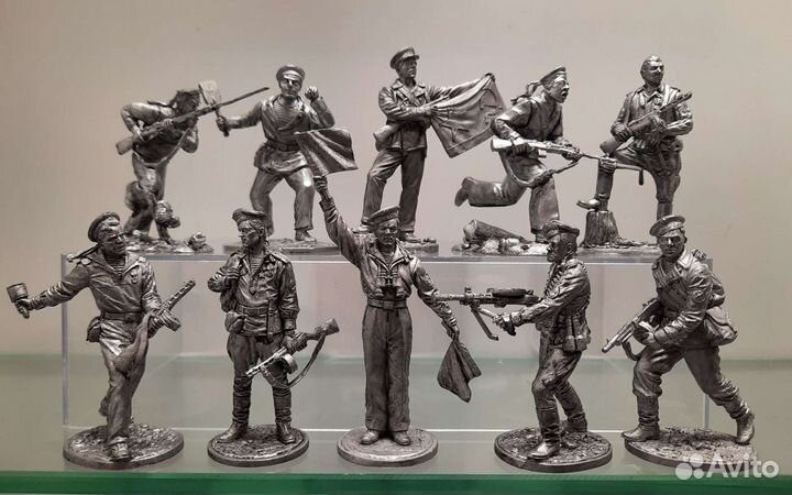 Воины СССР Россия вим олово 1/32 60 мм