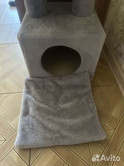 Домик для кошки с когтеточкой