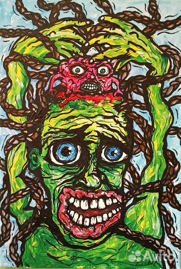 Живопись Акрил на Холсте. Картина 38*55см. 2023 г