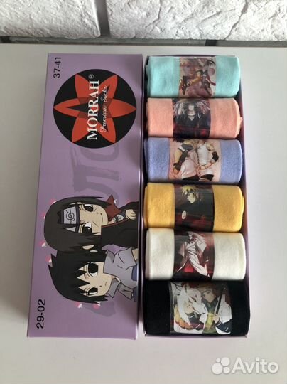 Подарочный набор Аниме носков