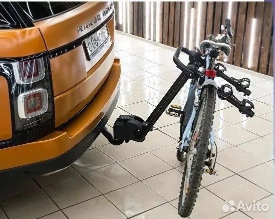 Велобагажник на фаркоп Rollster, 3 велосипеда