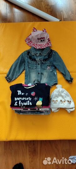 Вещи пакетом на девочку 92 р