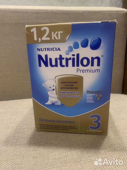 Детская смесь nutrilon 3 premium 1200гр
