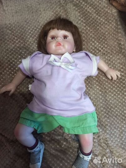 Кукла Реборн девочка с волосами