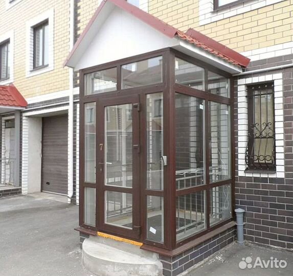 Дверь пвх алюминий(входная группа)