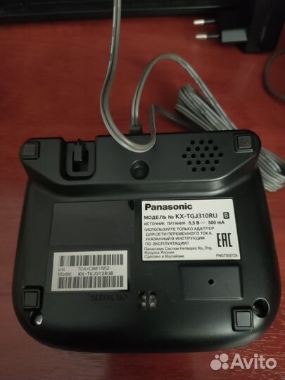 Телефон dect Panasonic KX-TGJ312RUB