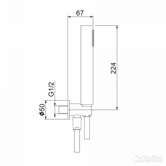 Душевой гарнитур Webert Shower Set AC1046010