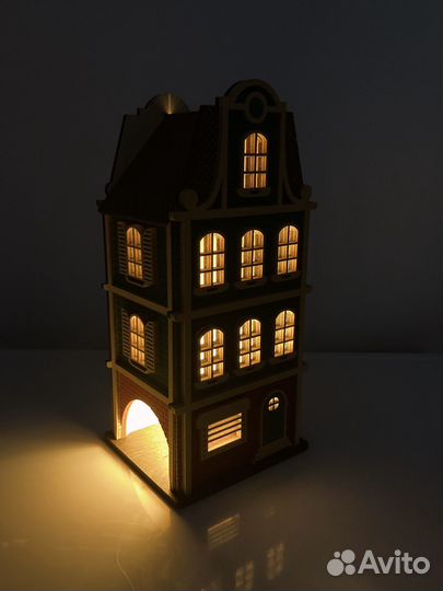 Ночник домик чайный Голландский