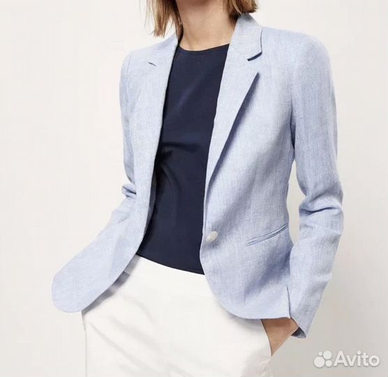 Massimo dutti жакет 36 лён