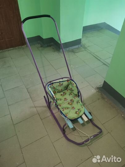 Детские зимние санки