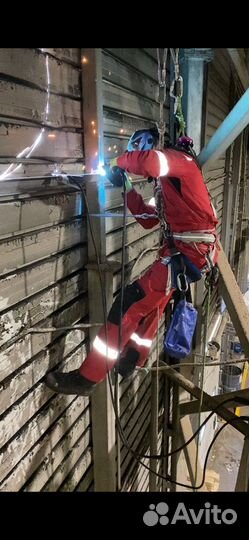 Высотные работы, Услуги промышленных альпинистов