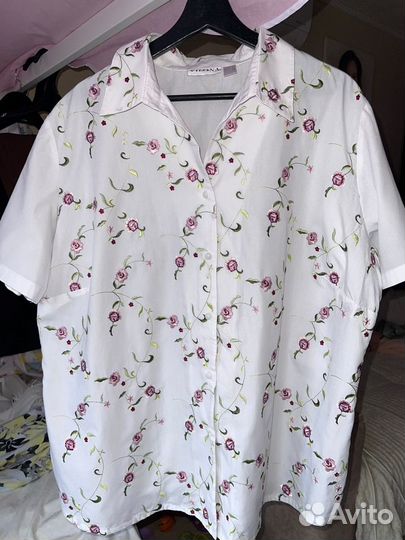 Блузка рубашка на 58 60 размер