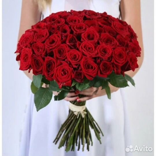 Букет из 51 Красной Розы с Доставкой