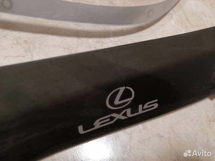 Дефлектор капота lexus, защита фар