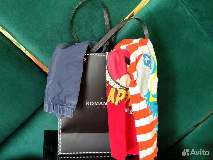 Детские вещи пакетом на мальчика 128