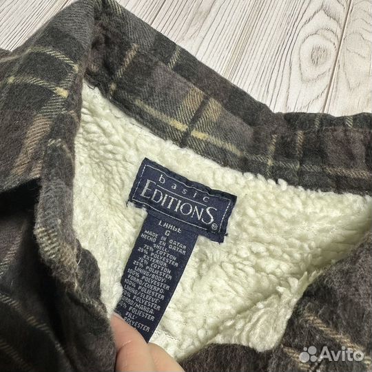 Рубашка теплая с шерпой L 50