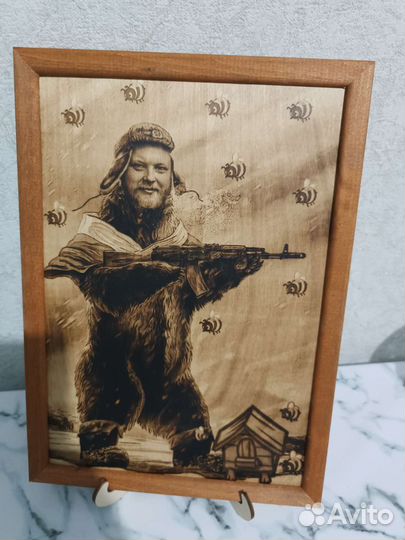 Выжигание портретов/картин по фото