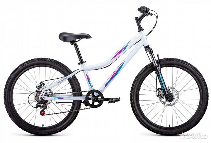 Велосипед 24д. Forward iris (2.0) белый